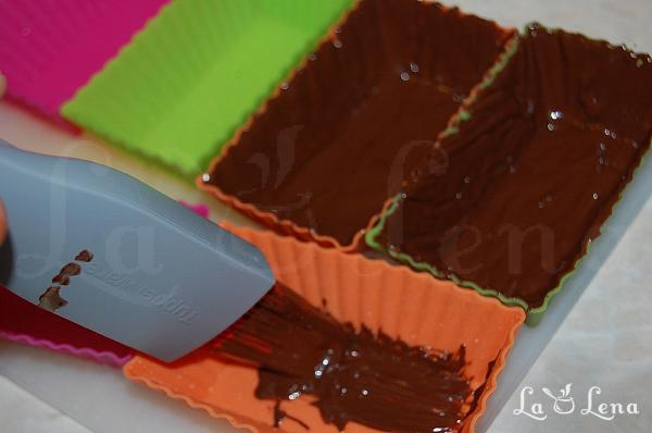 Batoane de ciocolata cu branzica - Pas 2