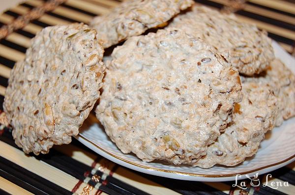 Biscuiți crocanți cu semințe și ovăz - Pas 9