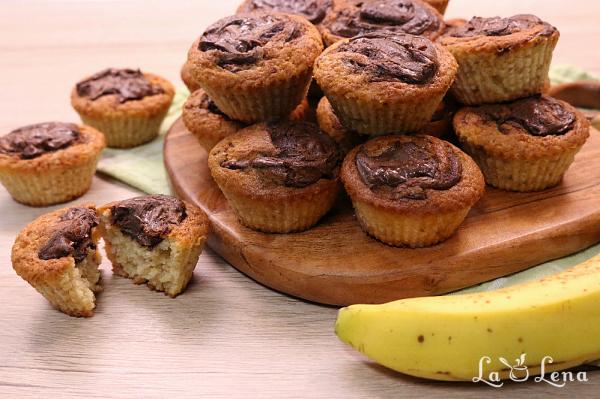 Brioșe cu banane și Nutella - Pas 9