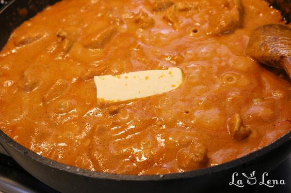 Butter Chicken - Pui în stil indian cu sos cremos de roșii și unt - Pas 11