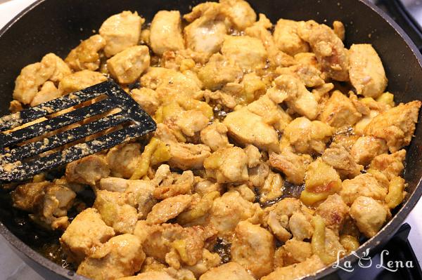 Butter Chicken - Pui în stil indian cu sos cremos de roșii și unt - Pas 3