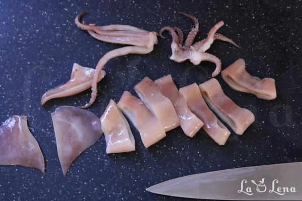 Calamari prăjiți, rețetă italiană - Pas 10