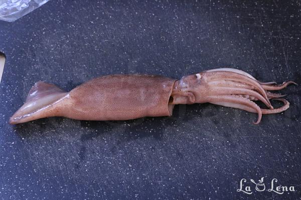 Calamari prăjiți, rețetă italiană - Pas 1