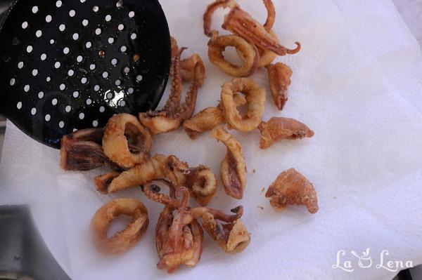 Calamari prăjiți, rețetă italiană - Pas 16