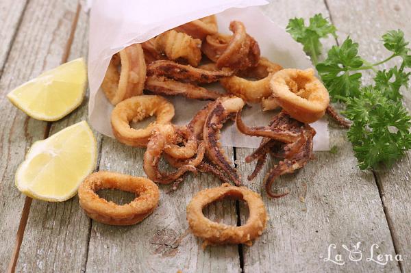 Calamari prăjiți, rețetă italiană - Pas 18