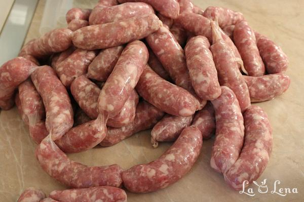 Cârnați de casă în stil italian - Salsiccia - Pas 10