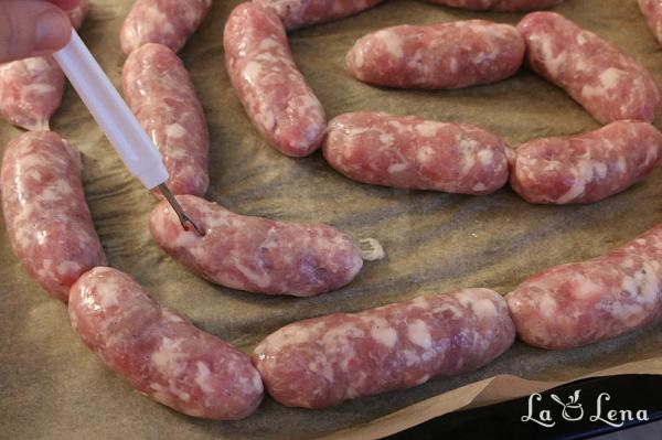 Cârnați de casă în stil italian - Salsiccia - Pas 12