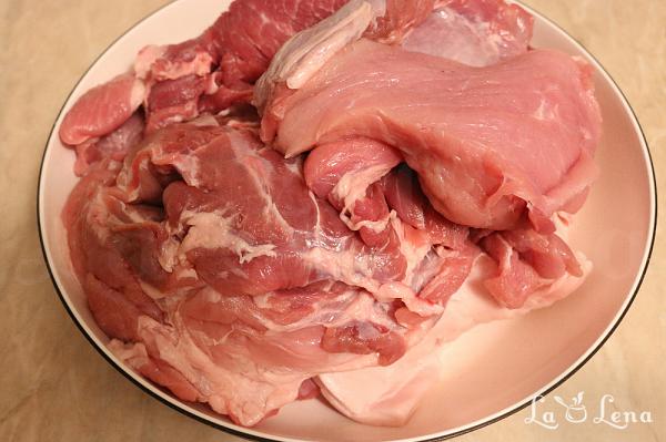 Cârnați de casă în stil italian - Salsiccia - Pas 1