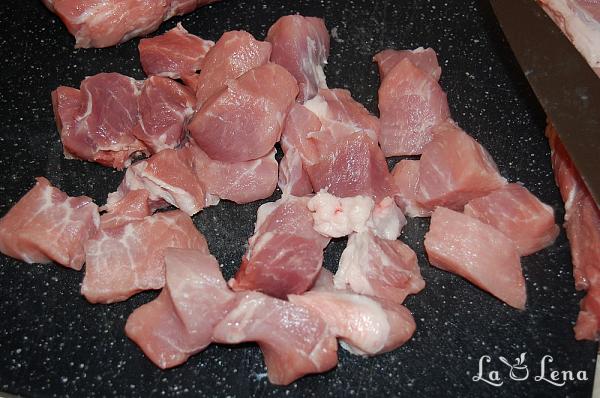 Carne în suc propriu, la borcan - Pas 2