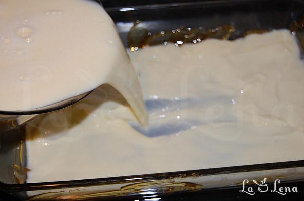 Chocoflan - prajitura cu crema de zahar ars si ciocolata - Pas 11