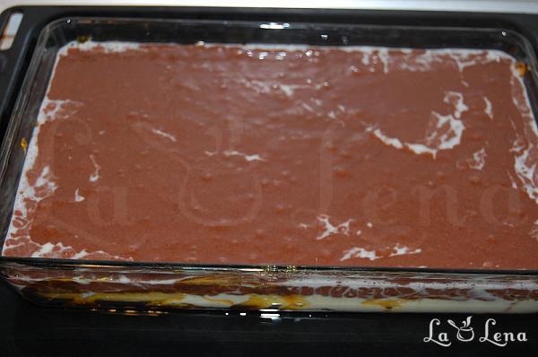 Chocoflan - prajitura cu crema de zahar ars si ciocolata - Pas 13