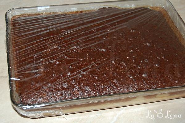 Chocoflan - prajitura cu crema de zahar ars si ciocolata - Pas 15