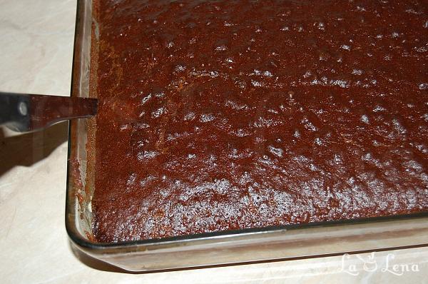 Chocoflan - prajitura cu crema de zahar ars si ciocolata - Pas 16