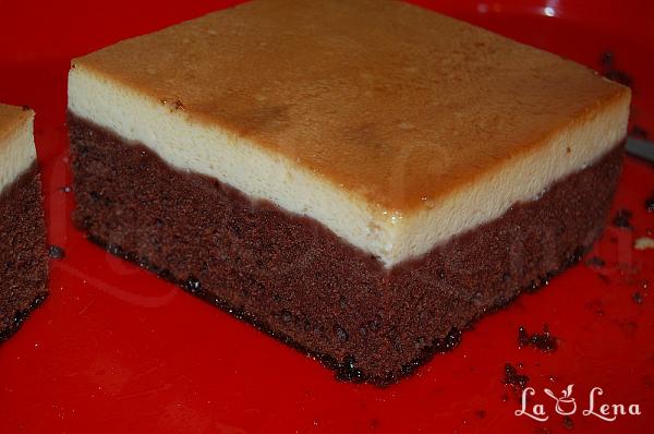 Chocoflan - prajitura cu crema de zahar ars si ciocolata - Pas 19