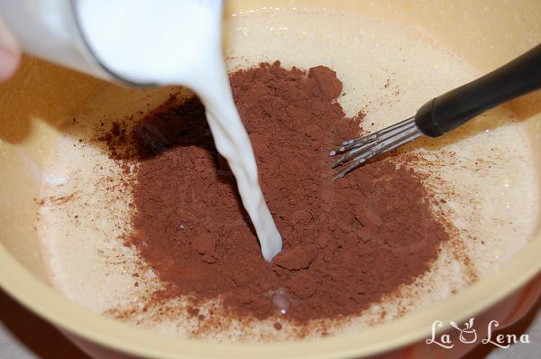 Chocoflan - prajitura cu crema de zahar ars si ciocolata - Pas 9