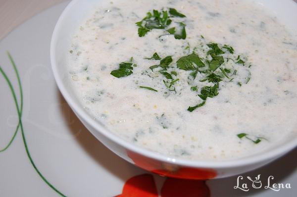 Ciorbă de burtă falsă (vegană, raw)
