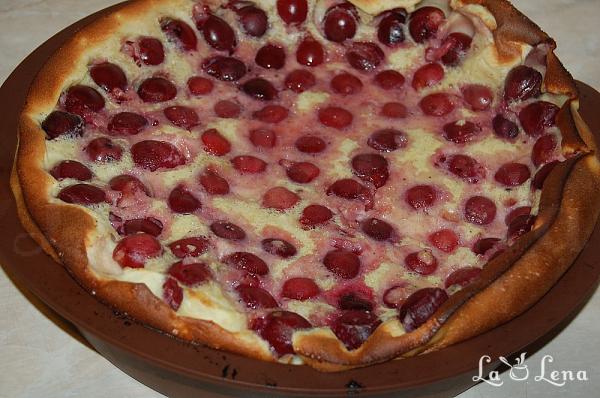 Clafoutis cu cireșe - Pas 5