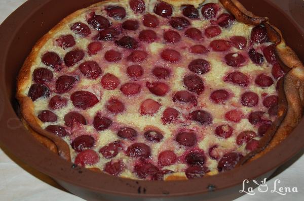 Clafoutis cu cireșe - Pas 6