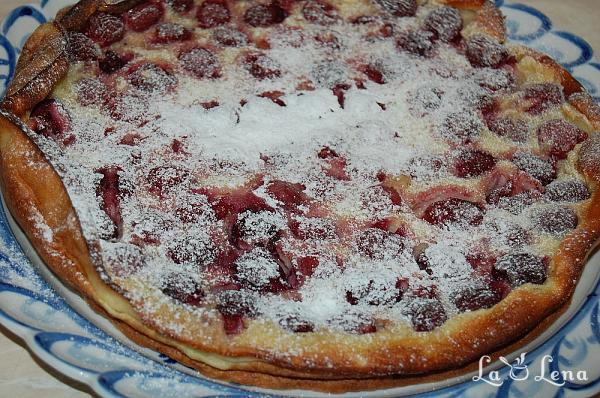Clafoutis cu cireșe - Pas 7