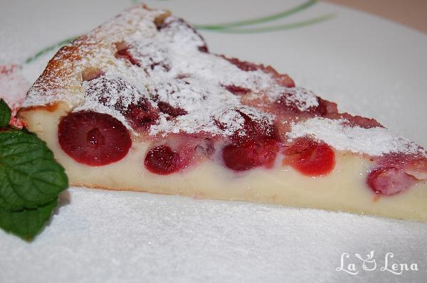 Clafoutis cu cireșe - Pas 8