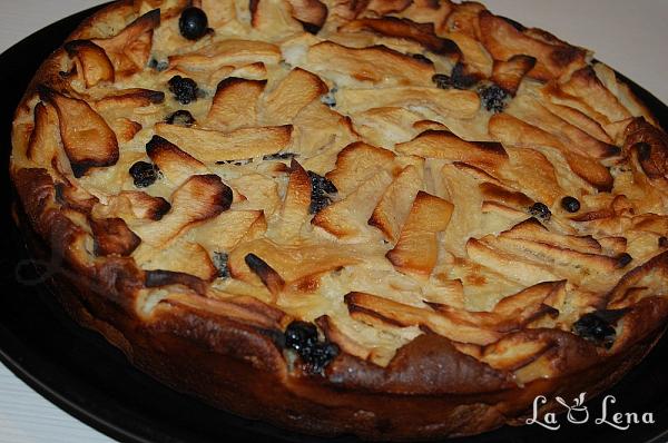 Clafoutis cu mere (Flaugnarde) - Pas 10