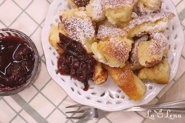 Clătite sparte austriece - Kaiserschmarrn - Pas 11