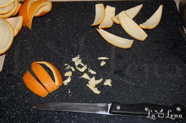 Coaja de portocala confiata, simpla sau low-carb - Pas 3