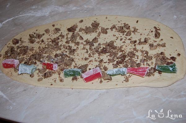 Cozonac de post cu Halva și Rahat - Pas 13
