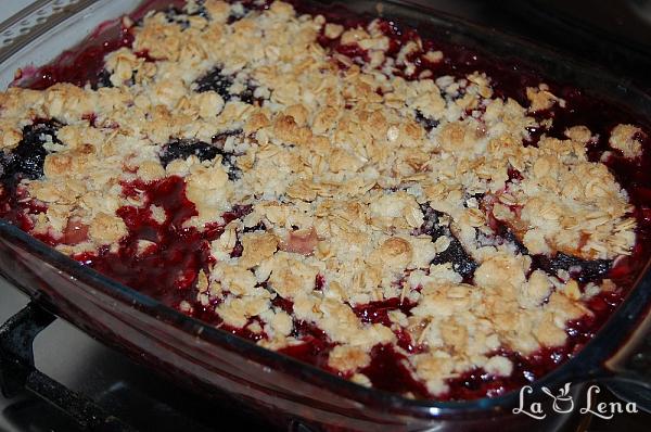 Crumble cu prune - Pas 7