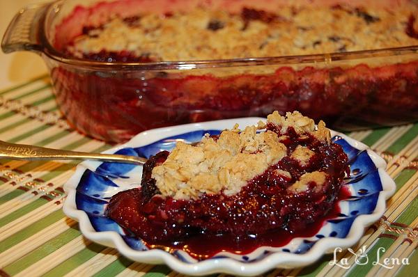 Crumble cu prune - Pas 8