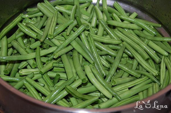 Curry de fasole verde - Pas 1