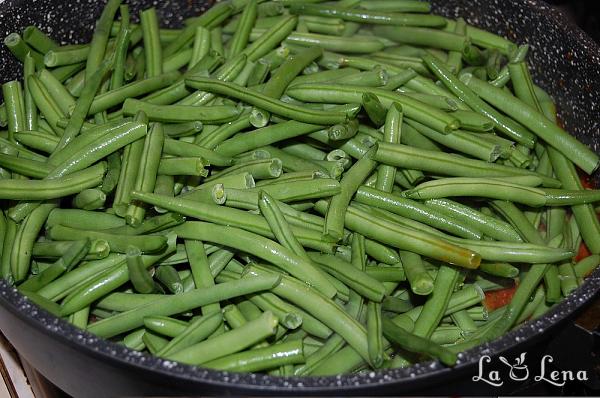 Curry de fasole verde - Pas 8