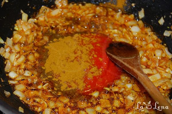 Curry de năut - Pas 4