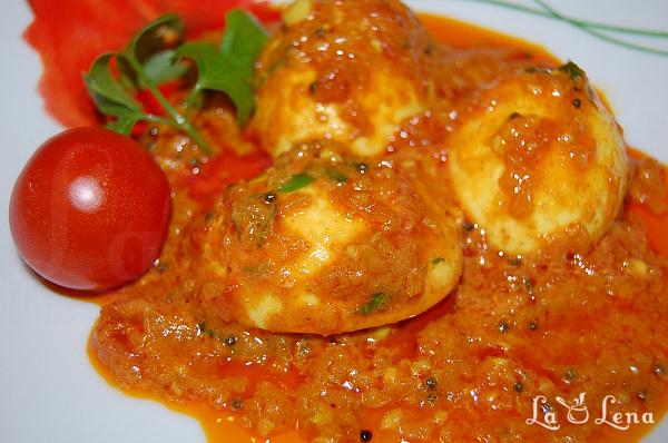 Curry de ouă (Egg Curry) - Pas 12