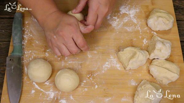 English Muffins, sau Chifle rapide la tigaie - Pas 8