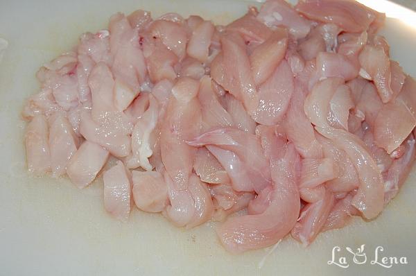 Fricassee de pui cu smântână - Pas 1