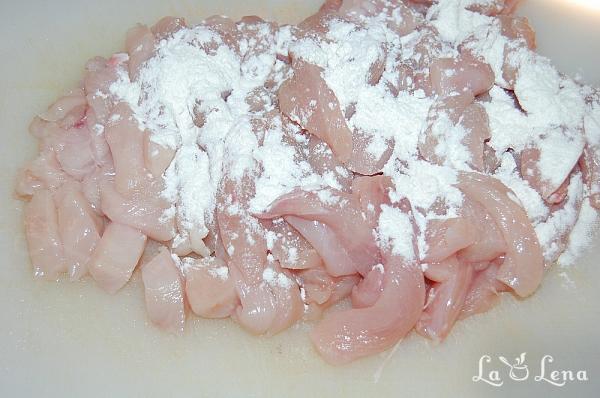 Fricassee de pui cu smântână - Pas 2