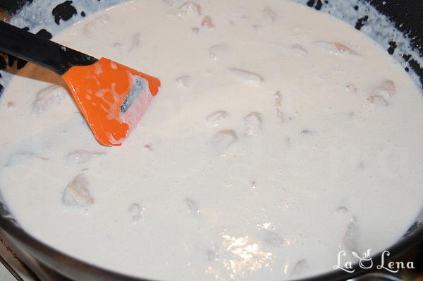 Fricassee de pui cu smântână - Pas 7