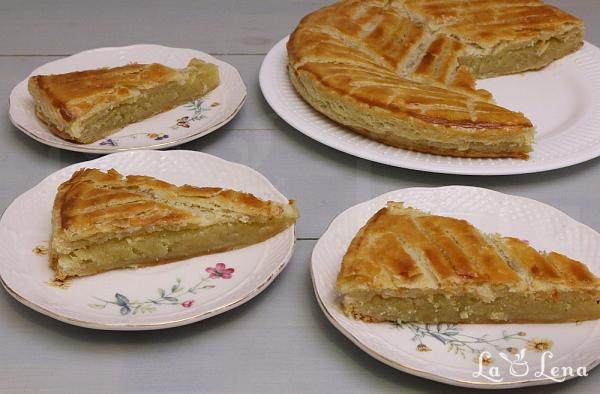 Galette des Rois - prajitura din foietaj cu crema de migdale - Pas 14