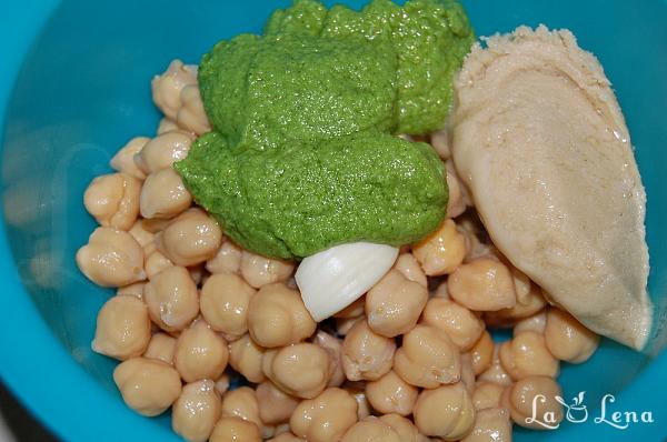 Hummus cu Pesto - Pas 4