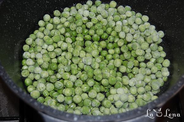 Hummus cu mazăre verde și mentă - Pas 1