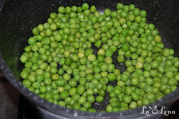 Hummus cu mazăre verde și mentă - Pas 2