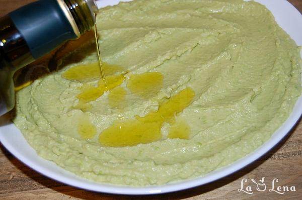Hummus cu mazăre verde și mentă - Pas 7