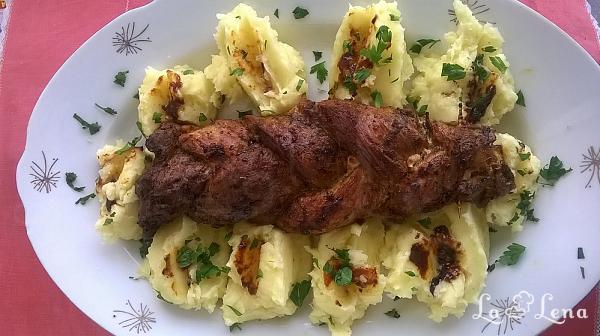 Mușchiuleț de porc împletit