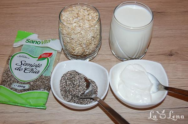 Overnight Oats - terci de ovăz la rece, fără fierbere - Pas 2