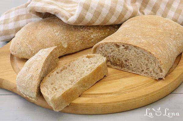 Pâine Ciabatta fără frământare și rapidă - Pas 14