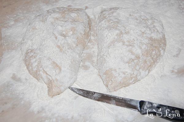 Pâine Ciabatta fără frământare și rapidă - Pas 8