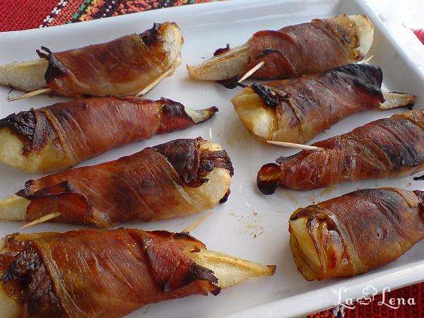 Pere cu ceapă caramelizată