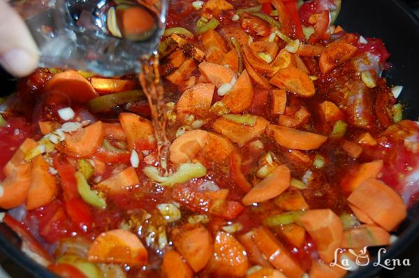 Peste cu legume, in stil marocan - Pas 11