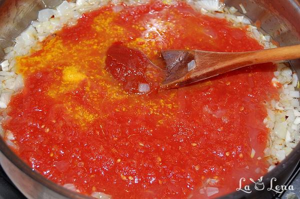 Peste cu sos de rosii si portocale - Pas 5